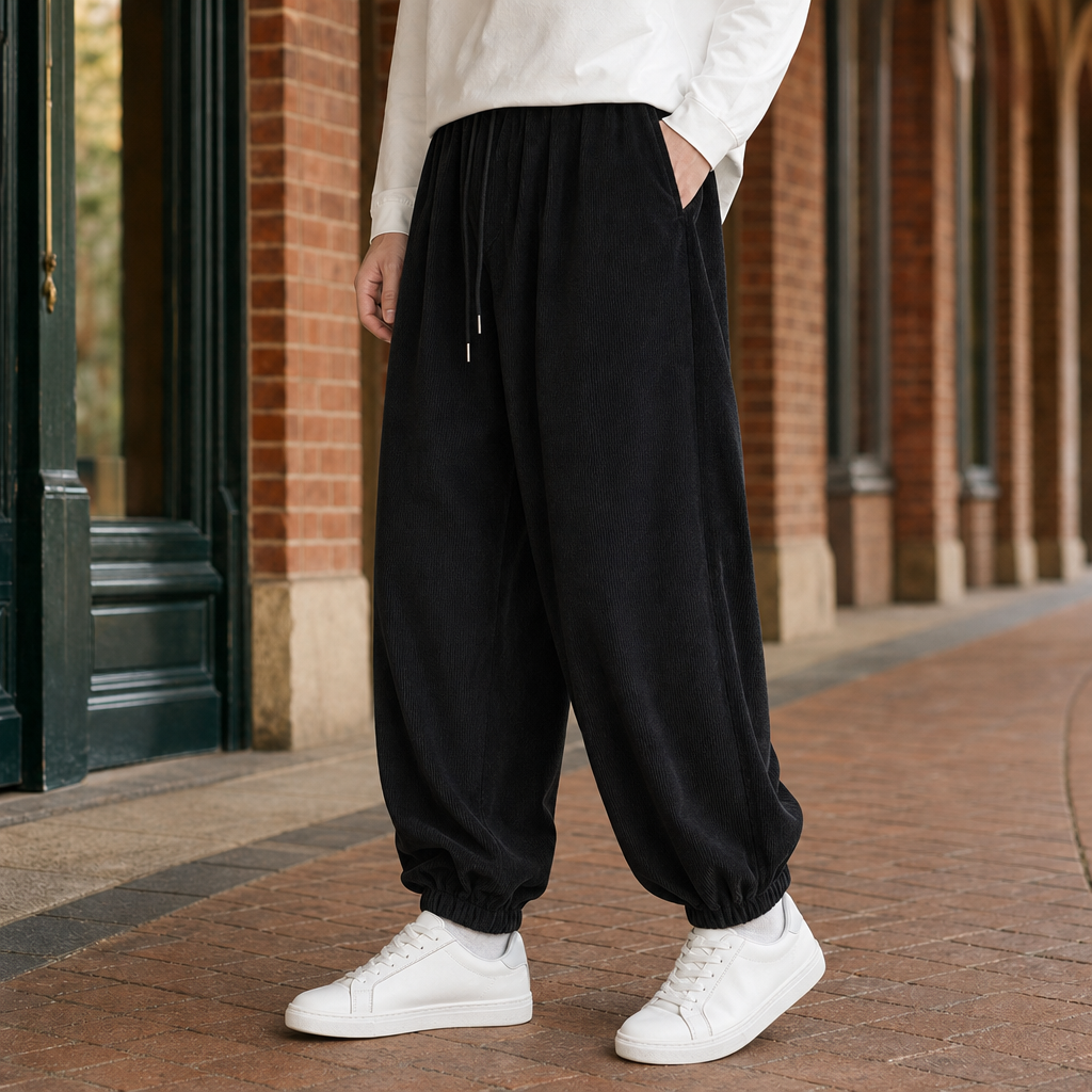 Ilario Relaxed Pants - Black