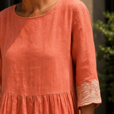 Evelina Embroidered Midi Dress - Lead Product Detail
