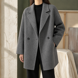 Lavinia Cashmere Coat - Space Gray