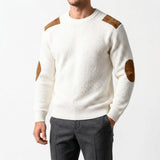 Laurent Heritage Sweater - White