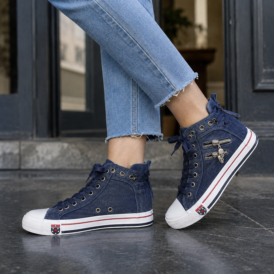 Farina Orthopedic Sneakers - Navy
