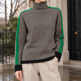Lily Turtleneck Sweater - Green