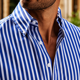 Hudson Striped Shirt - Lead Product Detail
