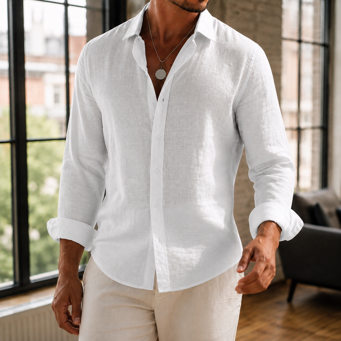 Rocco Relaxed Shirt - White