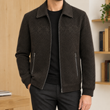 Horace Textured Jacket - Brown