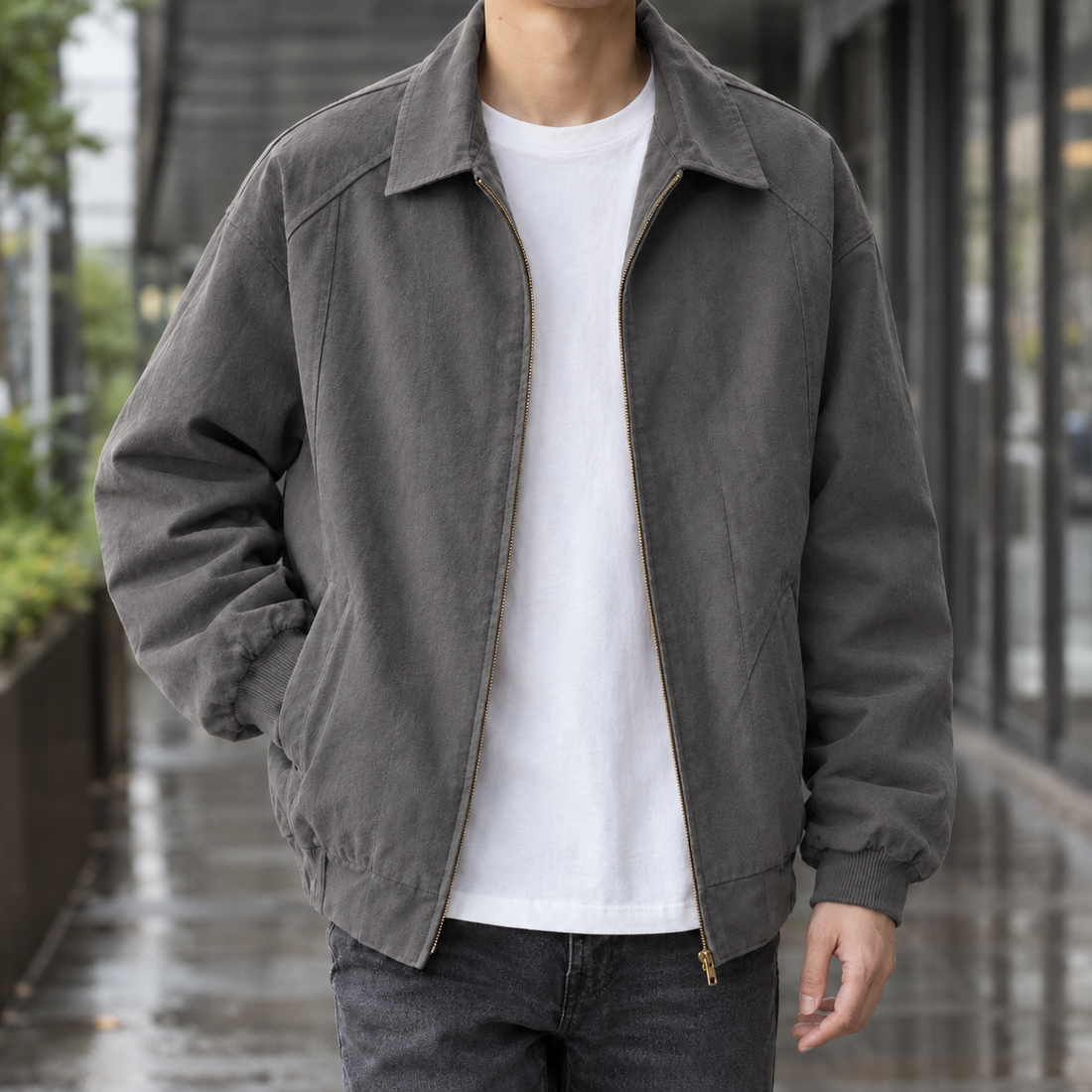 Clovis Workwear Jacket - Dark Gray