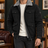 Macaire Corduroy Jacket - Black