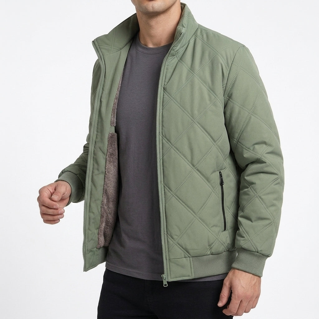 Dorian Quilted Jacket - Green