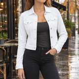 Aubrey Denim Jacket - White