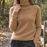 Claudia Turtleneck Sweater - Golden Camel