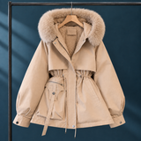 Stella Drawstring Parka - Khaki