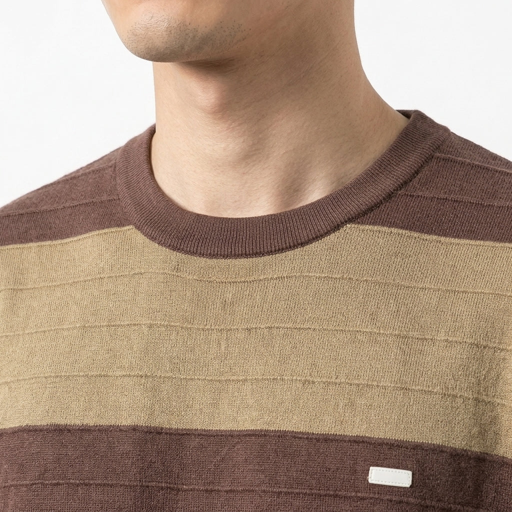 Blake Striped T-Shirt - Lead Product Detail