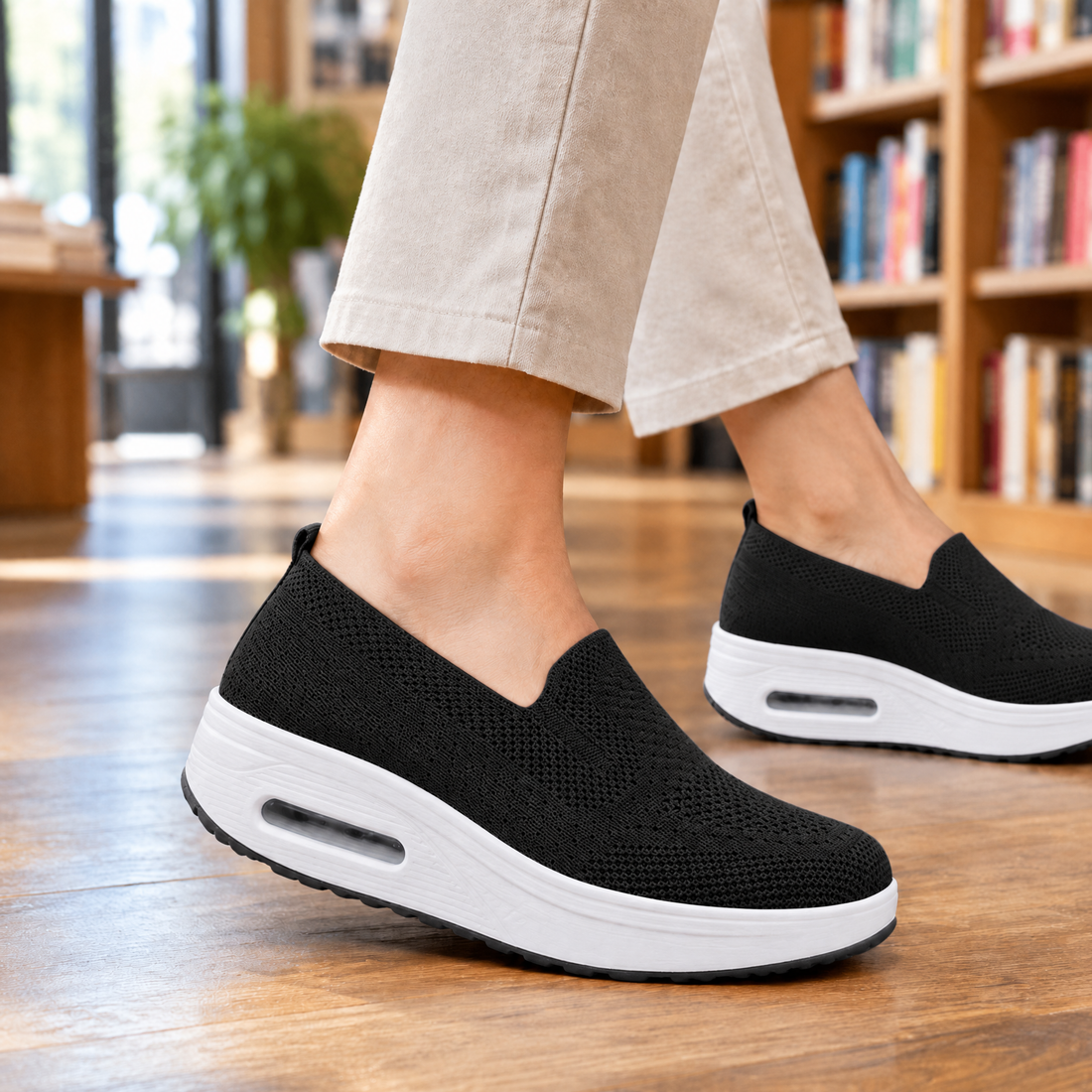 Grimaldi Slip-On Sneakers - Black