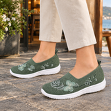 Carlotti Embroidered Slip-On Shoes - Green