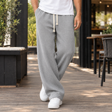 Christopher Wide Leg Pants - Gray