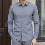 Brannock Wool Shirt - Light Gray