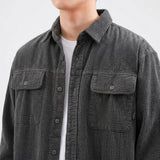Austin Corduroy Overshirt - Lead Product Detail