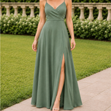 Verity Crossover Maxi Dress - Green