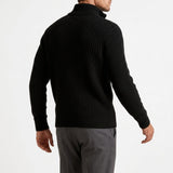 Marcel Quarter-Zip Sweater - Black