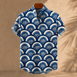 Ernest Artistic Shirt - Blue