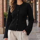 Portia Cashmere Sweater - Black