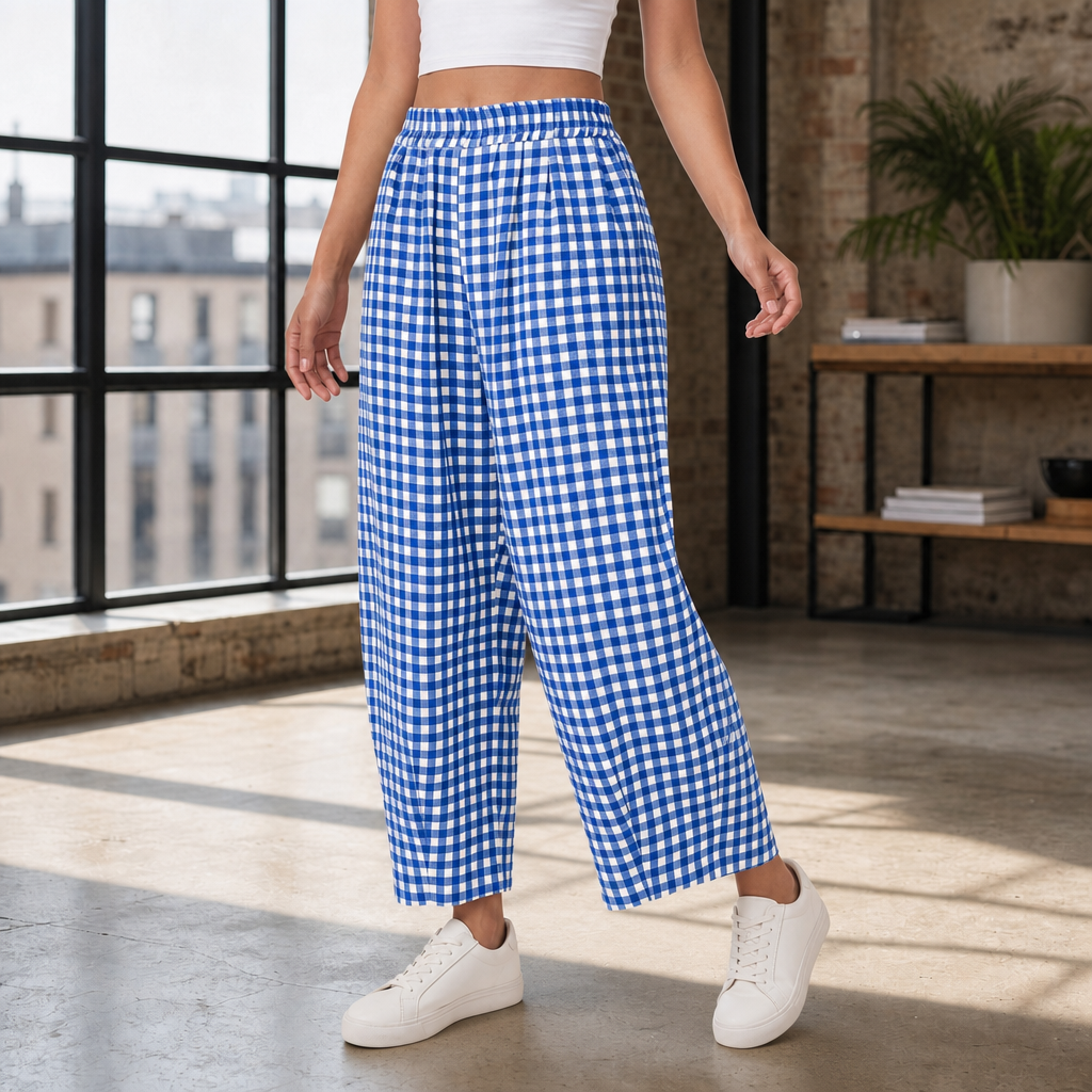 Theodora Balloon Pants - Blue