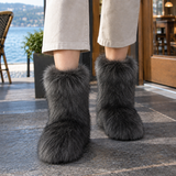 Perugia Plush Boots - Black