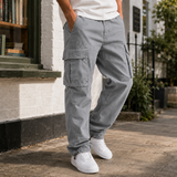 Carter Relaxed Cargo Pants - Gray