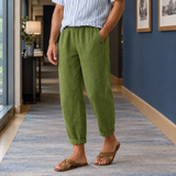 Kieran Relaxed Pants - Olive Green