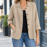 Cassia Relaxed Blazer - Beige