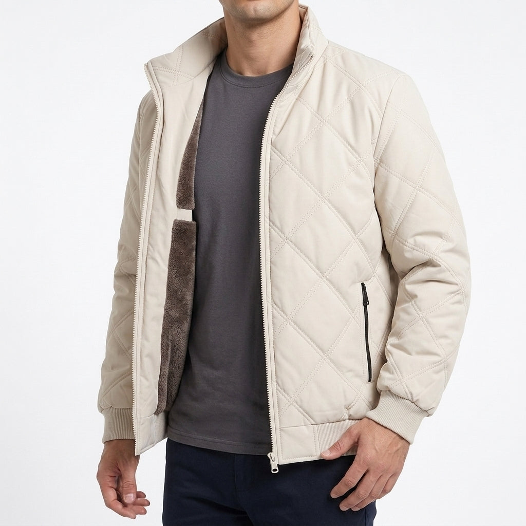 Dorian Quilted Jacket - White