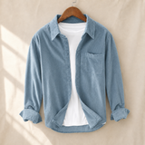 Otto Corduroy Shirt - Light Blue