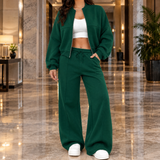 Morwenna Relaxed Set - Dark Green