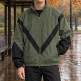 Alec Contrast Jacket - Green