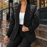 Katherine Embellished Blazer - Black