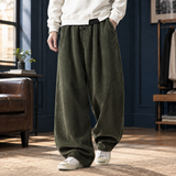 Frederick Wide Leg Pants - Army Green