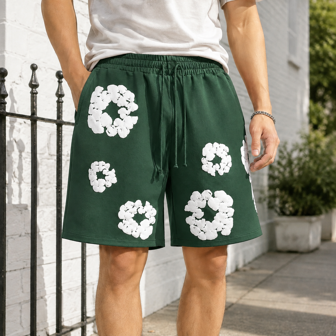 Gideon Relaxed Shorts - Green