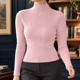 Aurore Ribbed Sweater - Pink