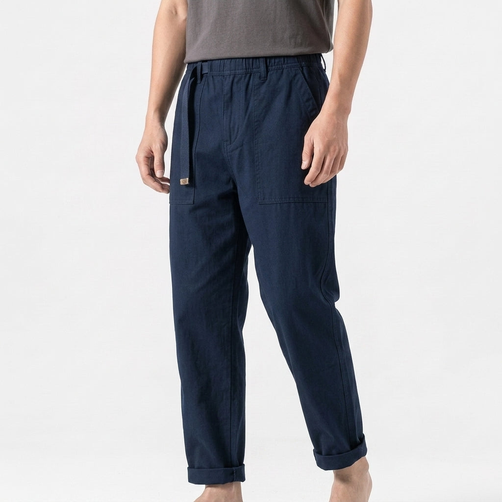 Wyatt Utility Pants - Navy Blue