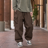 Rufus Relaxed Cargo Pants - Brown