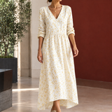 Lillian Relaxed Maxi Dress - Ivory Floral