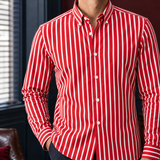 Lucas Striped Shirt - Red