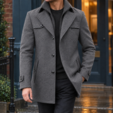 Nash Cashmere Coat - Gray