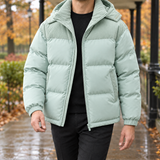 Corwin Corduroy Panel Jacket - Light Green