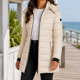 Odette Quilted Jacket - Beige