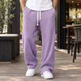 Christopher Wide Leg Pants - Light Purple