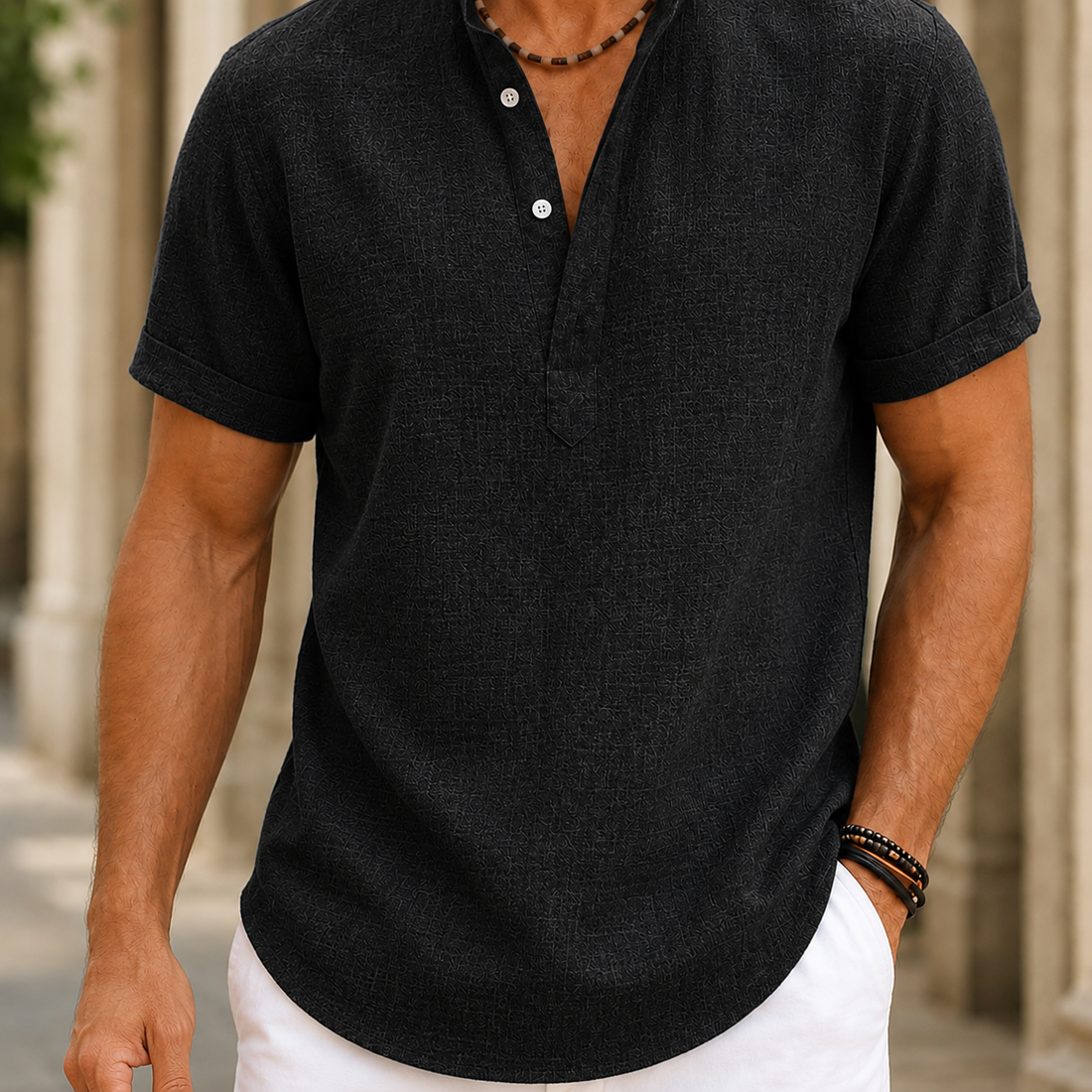 Damian Henley Shirt - Black