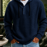Wilder Waffle Hoodie - Navy