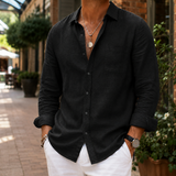 Blake Cotton Shirt - Black