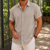 Austin Linen Shirt - Khaki